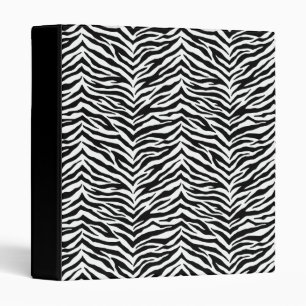 Binder Zebra Print
