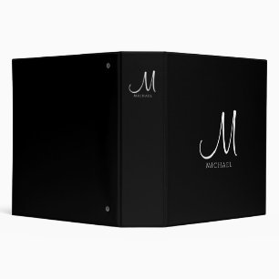 Binders Monogram Initial Letter Elegant Template