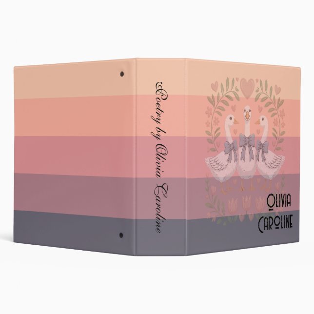 Binders - pastel colours - text can be customized (Background)
