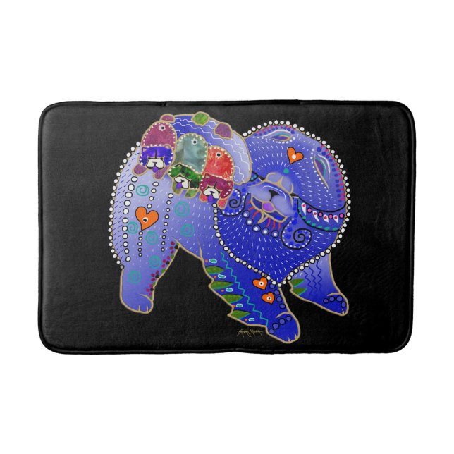 Bindi Chow litter - horizontal- Crate or Bath Mat (Front)