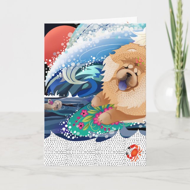 BINDI CHOWABUNGA -  Chow art cards (Front)