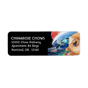 BINDI CHOWABUNGA- Return Address Labels Customize
