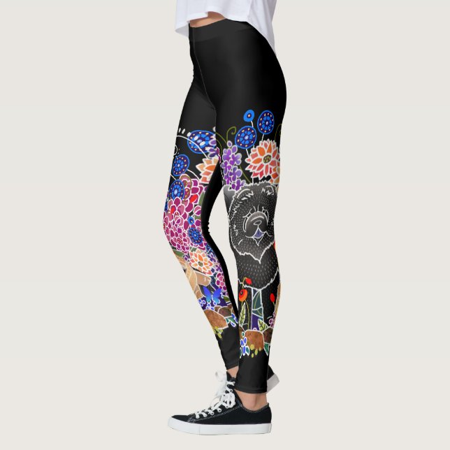 BINDI GARDEN PARTY - Designer Leggings (Left)