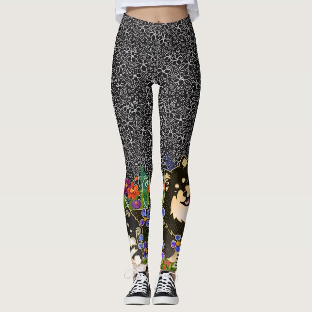 BINDI LAPPY Finlandais Lapphund leggings design (Devant)