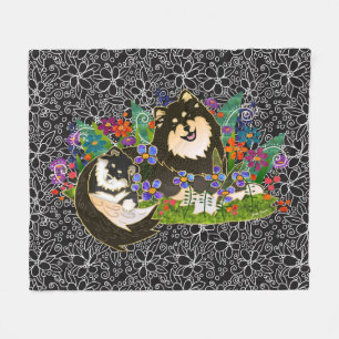 BINDI LAPPY - Finnish Lapphund fleece blankets