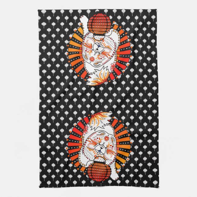 BINDI MI TANG - Chow - serviette de cuisine 2 (Vertical)