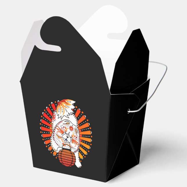 BINDI MI TANG -  Chow - Year of the Dog  takeout Favor Box (Opened)