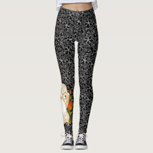 BINDI MINGSIE leggings à la boue crème - regardez 
