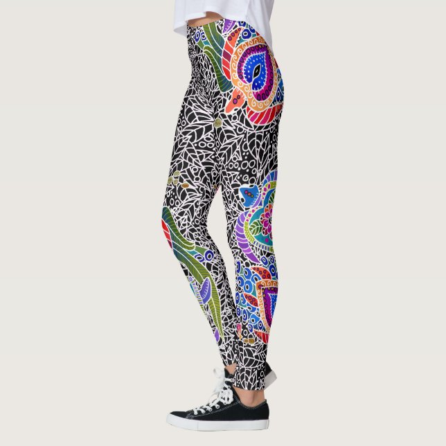 BINDI SEA TURTLES - leggings partout sur le motif (Gauche)