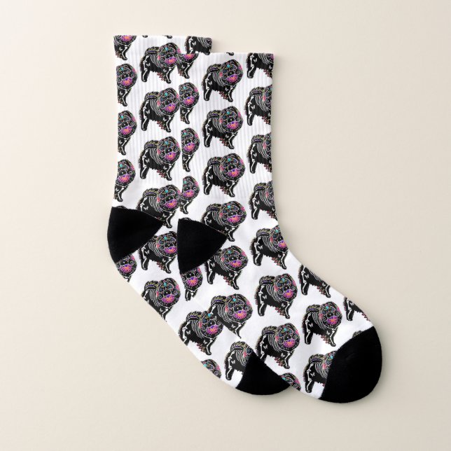 BINDI SUGARSKULL Chow - Chaussettes (Paire)