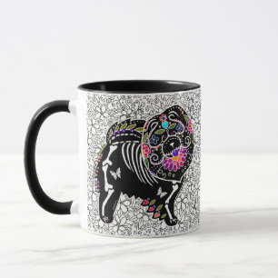 BINDI SUGARSKULL Chow - Day of the Dead Mug