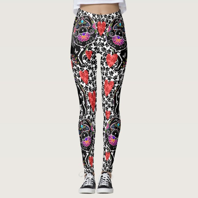 BINDI SUGARSKULL Chow - LEGGINGS (Front)