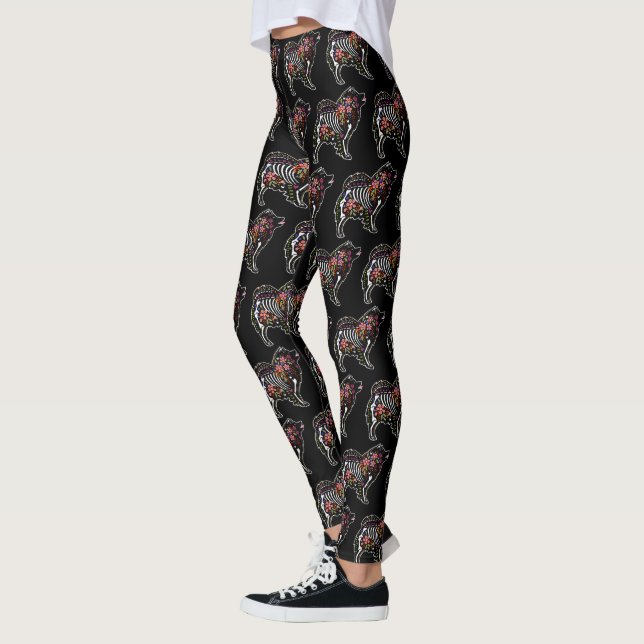 BINDI SUGARSKULL Lapphund Leggings finlandais (Gauche)