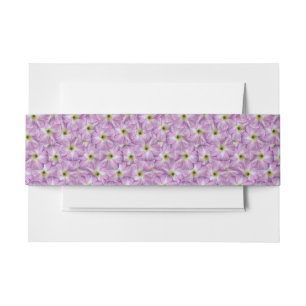 Bindweed Seamless Pattern Invitation Belly Band