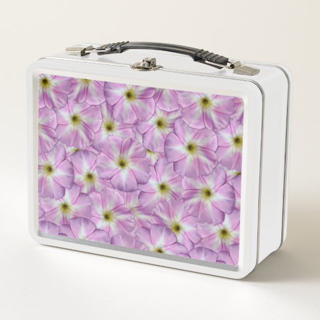 Bindweed Seamless Pattern Metal Lunch Box (Front)