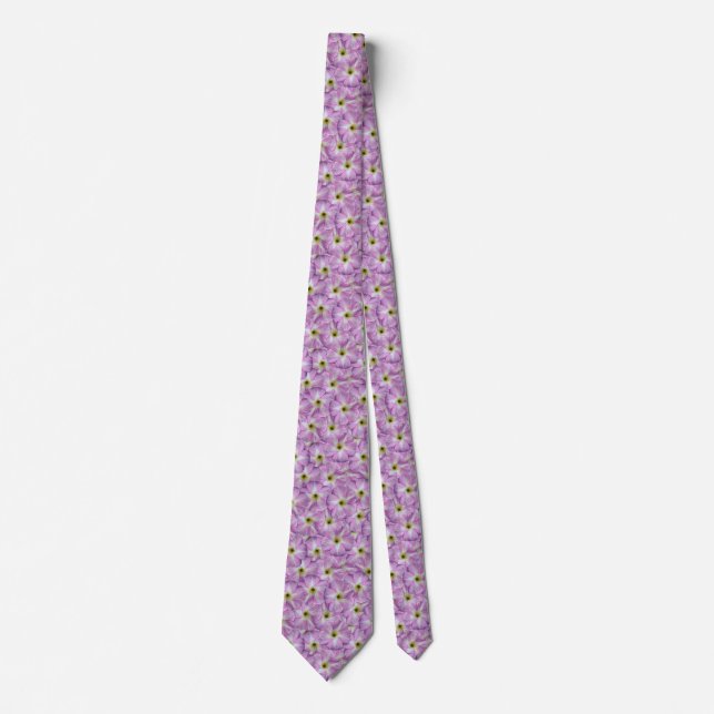 Bindweed Seamless Pattern Tie (Front)