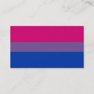 BiNet USA Bisexual Business Card
