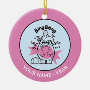 Bing Bong Crying Candy Add Your Name Ceramic Ornament
