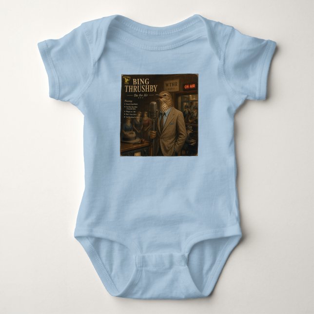 Bing Thrushby Album: a Parody Baby Bodysuit (Front)
