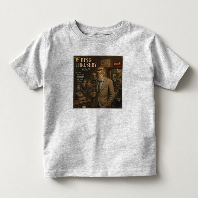 Bing Thrushby Album: a Parody Toddler T-shirt (Front)