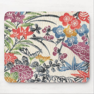 Bingata Floral III Mouse Pad