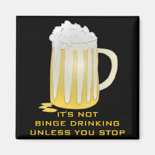 BINGE DRINKING MAGNET