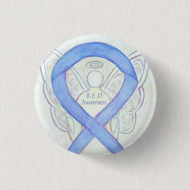 Binge Eating Disorder (BED) Awareness Ribbon Pin (Front)