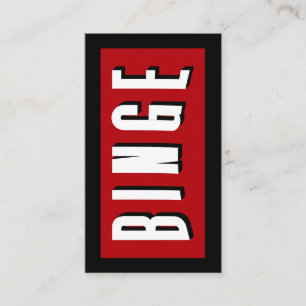 Binge Series Flix Business Card
