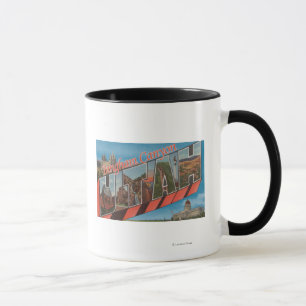 Bingham Canyon, Utah - Large Letter Scenes Mug