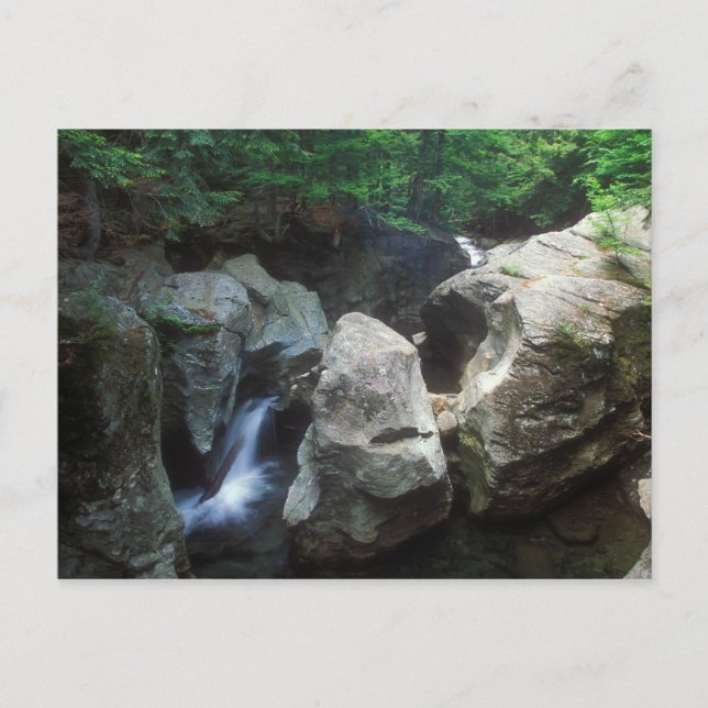 Bingham Falls gorge Vermont Postcard (Front)