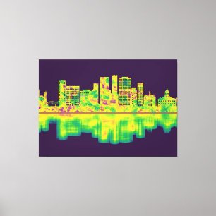 Binghamton New York Skyline Canvas Print