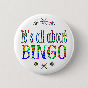 BINGO 2 INCH ROUND BUTTON