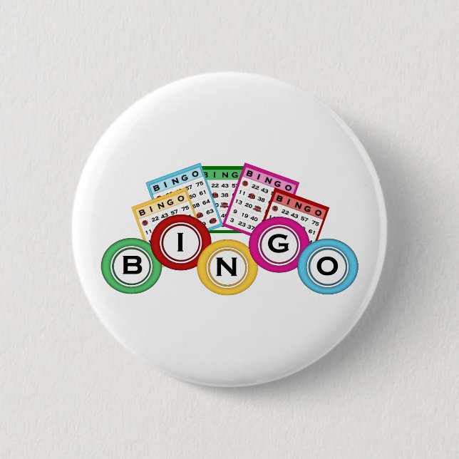 Bingo 2 Inch Round Button (Front)