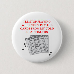 BINGO 2 INCH ROUND BUTTON