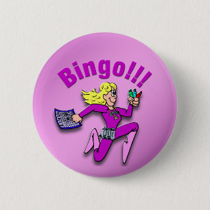 Bingo!!! 2 Inch Round Button