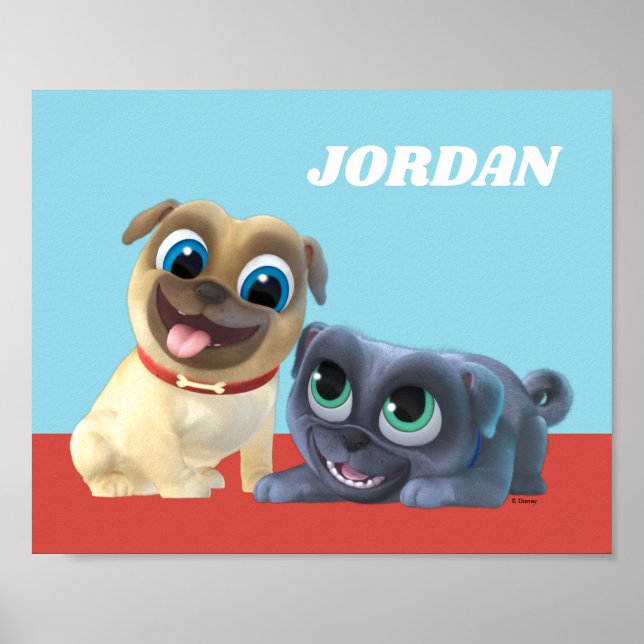 Bingo and Rolly | Let's Woof & Roll Poster (Front)