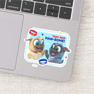 Bingo and Rolly   That was Paw-Some