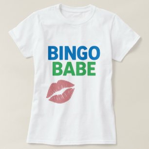 Bingo Babe Cute and Confident Bingo Lover T-Shirt