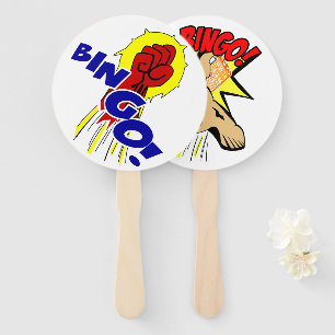 Bingo Ball Hand Fan Action Fist & Foot!