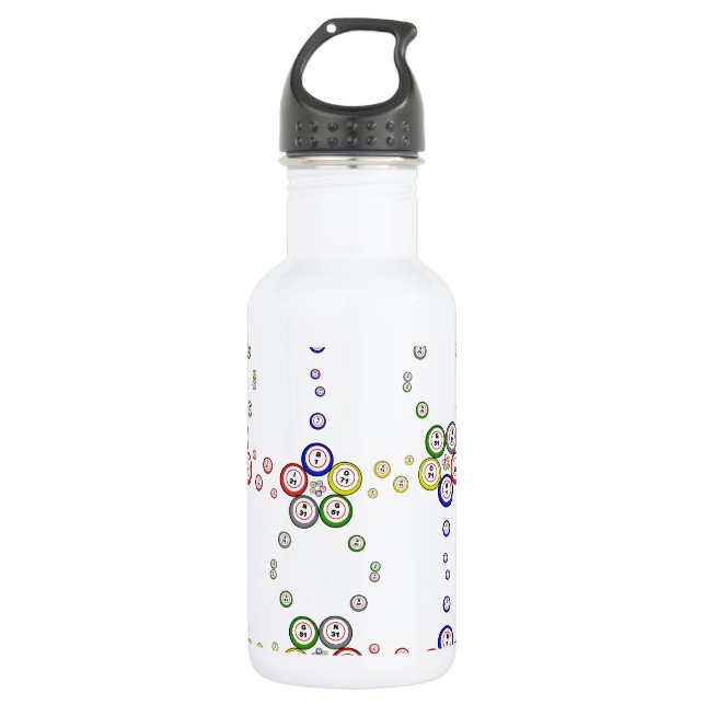 Bingo Ball pattern 532 Ml Water Bottle (Front)