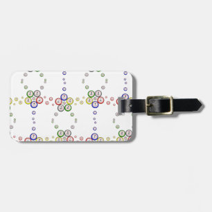 Bingo Ball pattern Luggage Tag