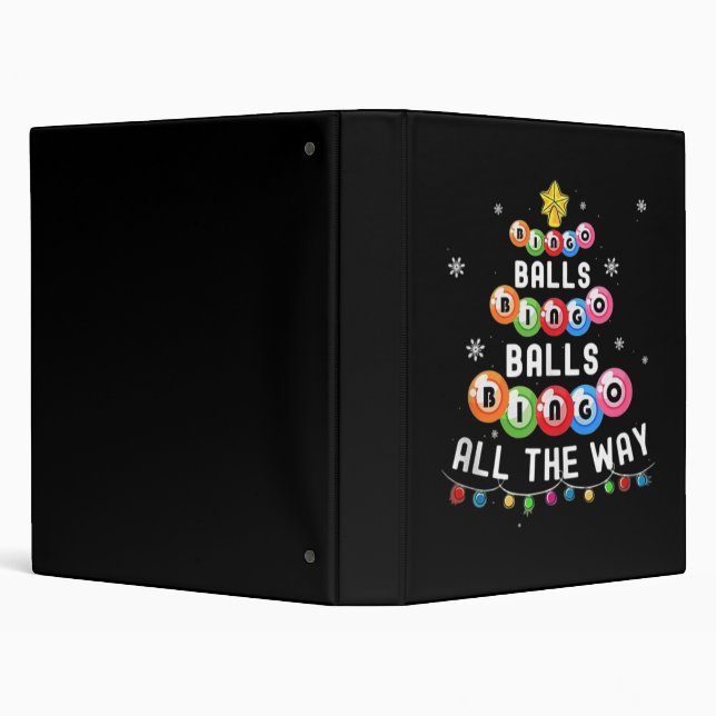 Bingo Balls Bingo All The Way  Binder (Background)