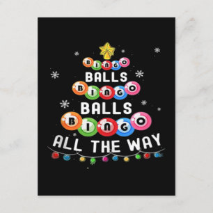 Bingo Balls Bingo All The Way  Enclosure Card