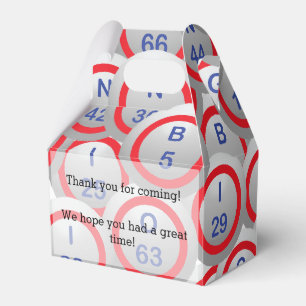 Bingo Balls Favor Box