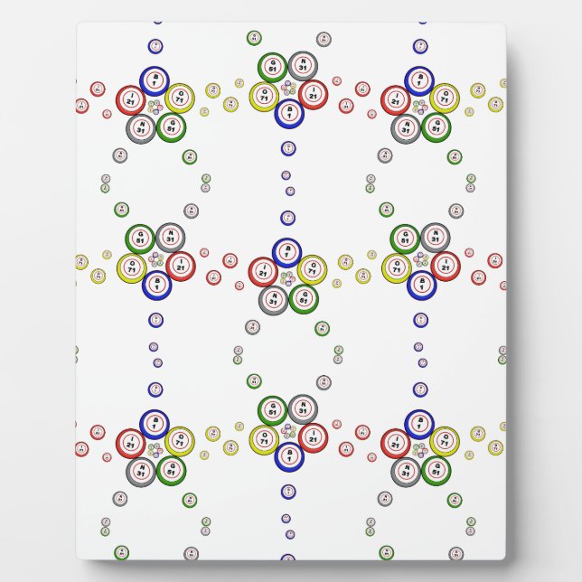 Bingo Balls Plaque (Front)