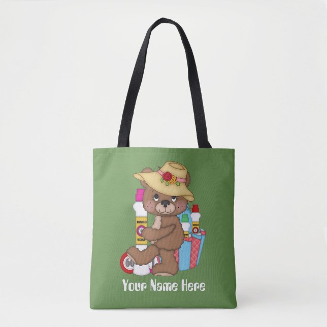 Bingo Bear add name gambling tote (Front)