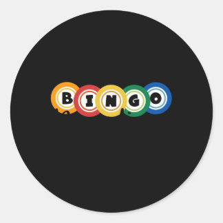 Bingo Besties Bingo Buddy Bingo Classic Round Sticker