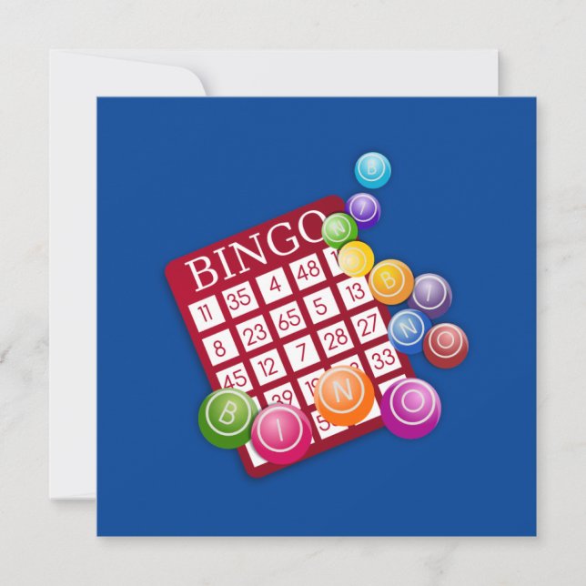Bingo! Bingo card and markers (Front)