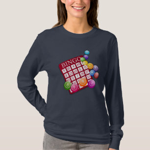 Bingo! Bingo card and markers T-Shirt