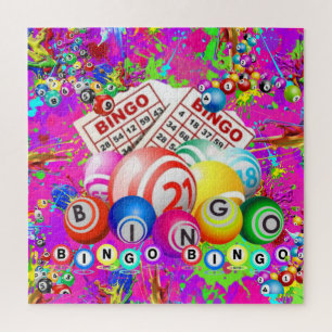 BINGO BINGO Designed By CBDOilPrincess  Jigsaw Puzzle